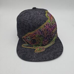 Grassroots California hat limited edition 7 5/8 Fish Trout Embroidery Fitted